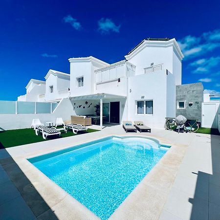 Lovely Villa Sanmar, Heated Pool Playa Blanca  Bagian luar foto