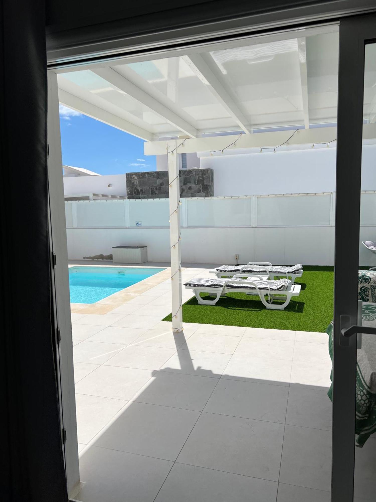 Lovely Villa Sanmar, Heated Pool Playa Blanca  Bagian luar foto